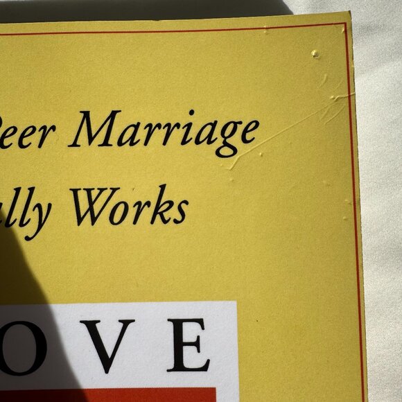 EUC, Love Between Equals: How Peer Marriage Really Works Book by Pepper Schwartz - Picture 2 of 10